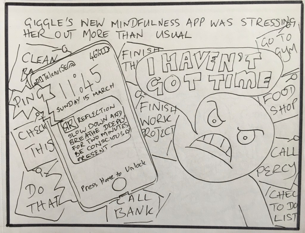 Giggle's Mindfulness App was Stressing Her Out